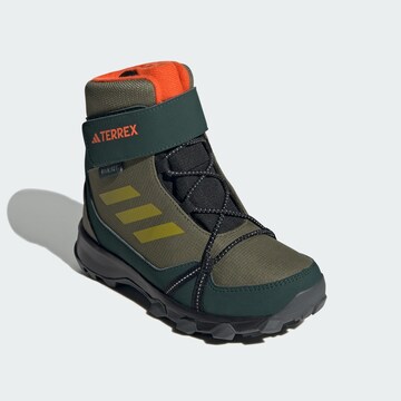 ADIDAS TERREX Boots 'Snow Hook-And-Loop' in Groen