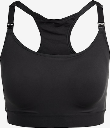 ADIDAS PERFORMANCE Medium Support Sports Bra 'Powerimpact' in Black: front