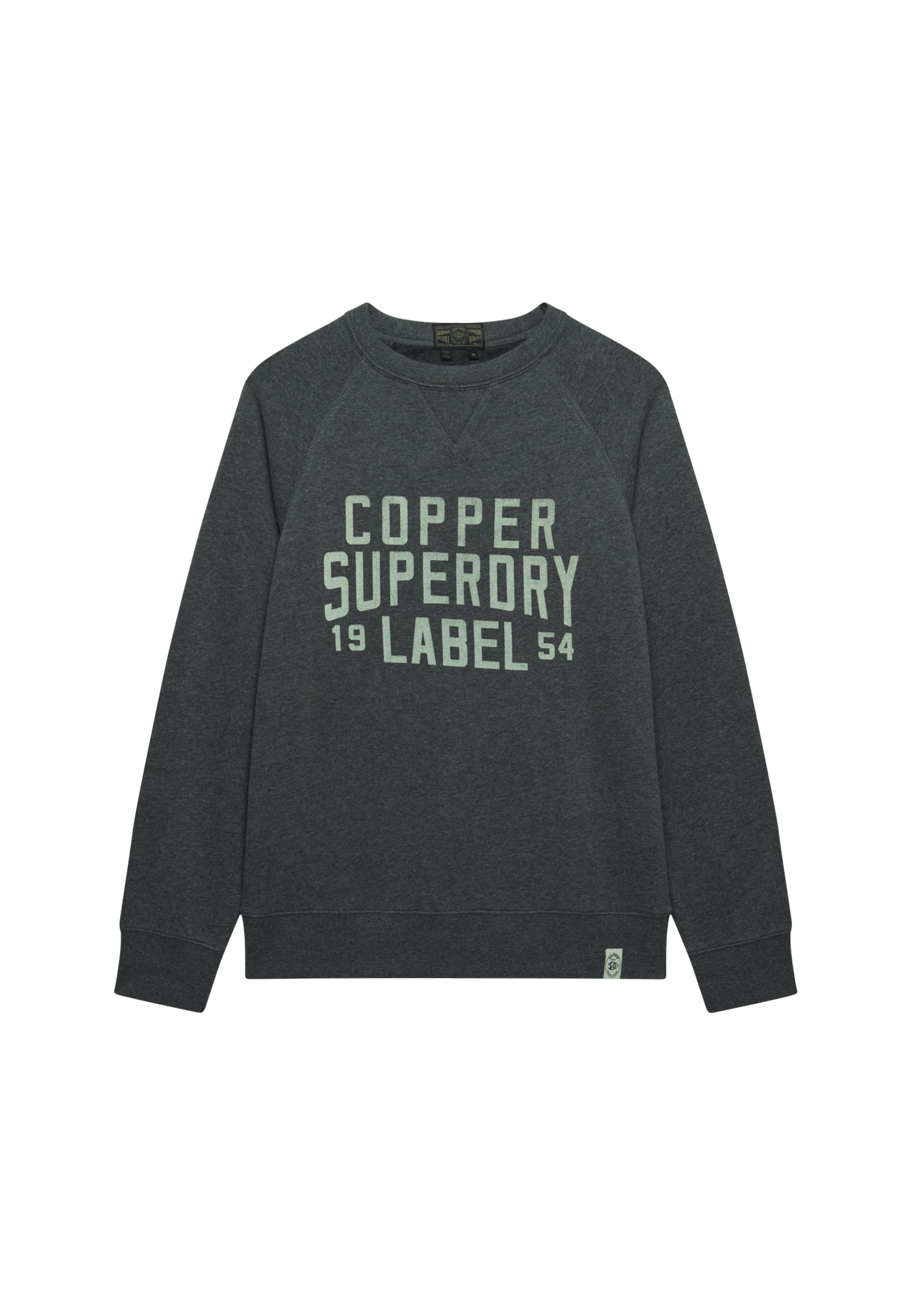 Sweat-shirt Superdry & Co en gris : devant