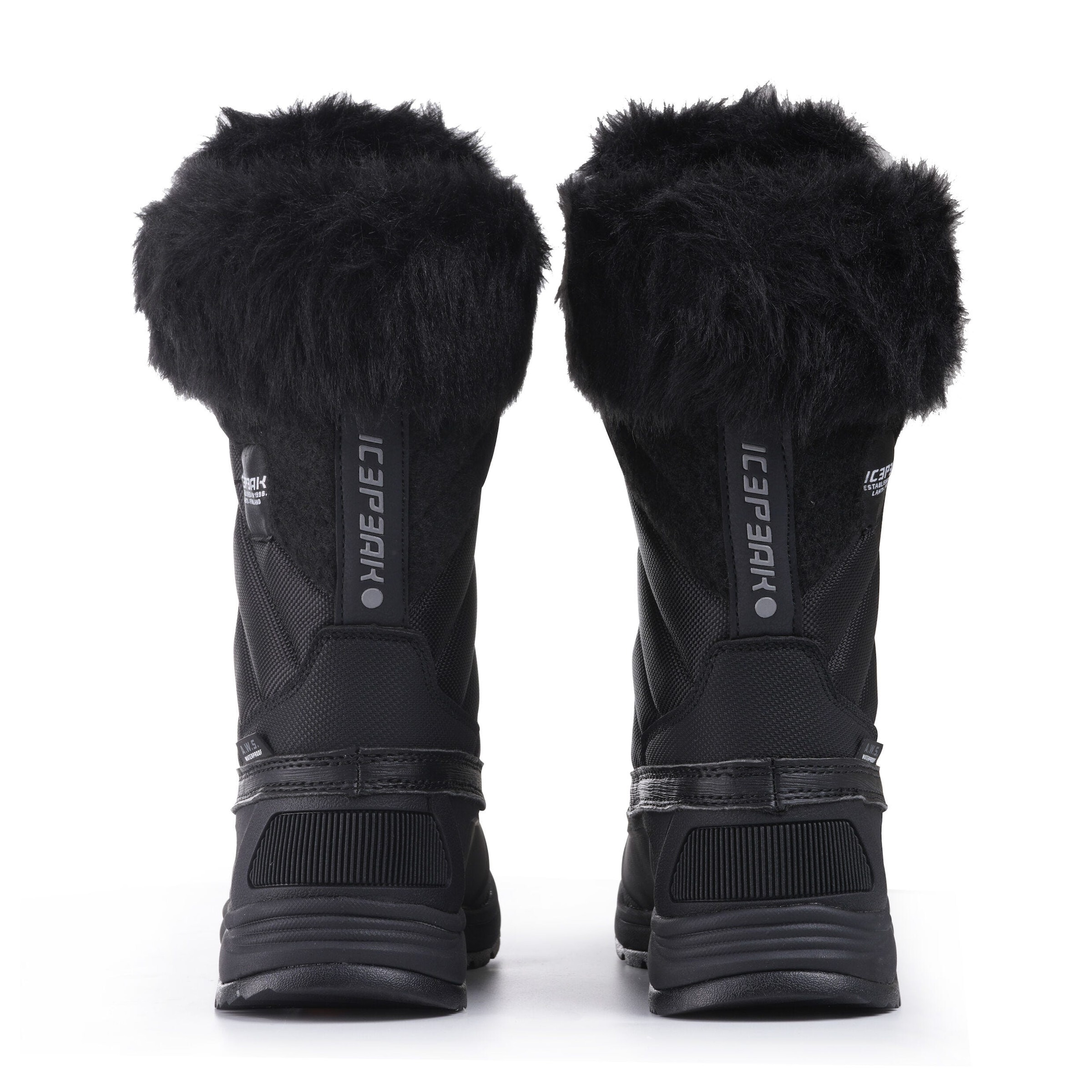 ICEPEAK Winterboots in Schwarz