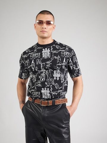 Maglietta di Karl Lagerfeld in nero: frontale