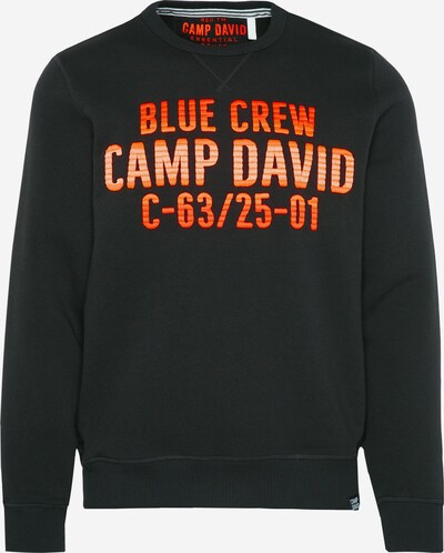 fekete CAMP DAVID Tréning póló, Termék nézet