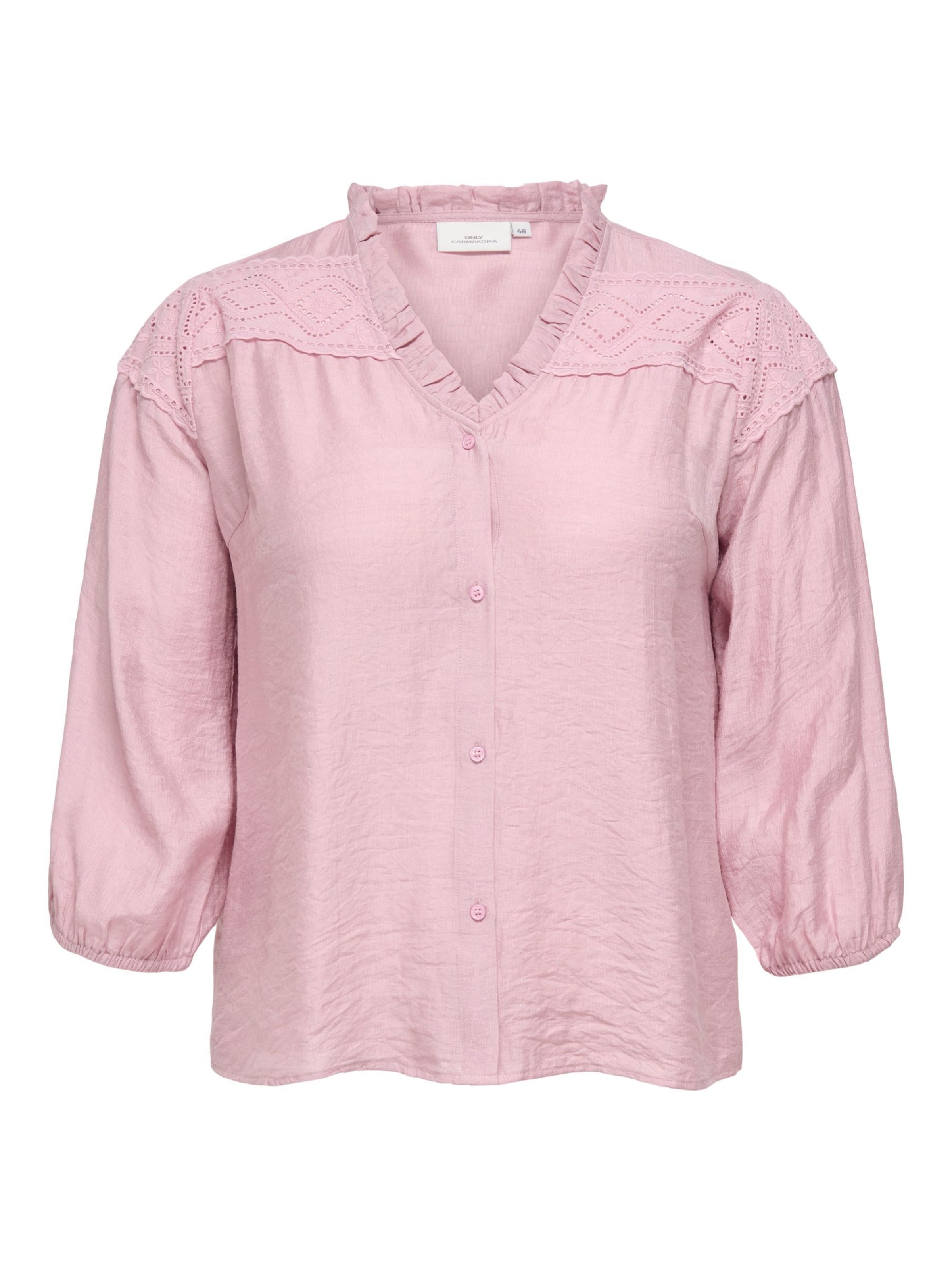 ONLY Carmakoma Bluse 'CARSimme' in Pink: Vorderseite