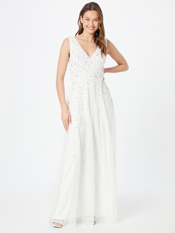 Rochie de seară 'Oriya' de la LACE & BEADS pe alb: față