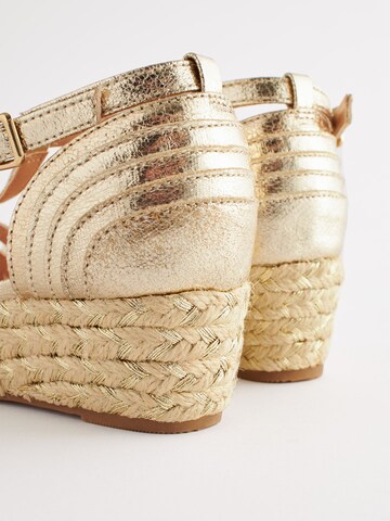 Next Sandals in Gold