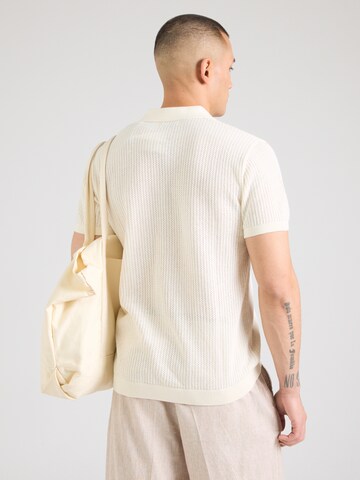 JACK & JONES Sweter 'JJJESS' w kolorze biały