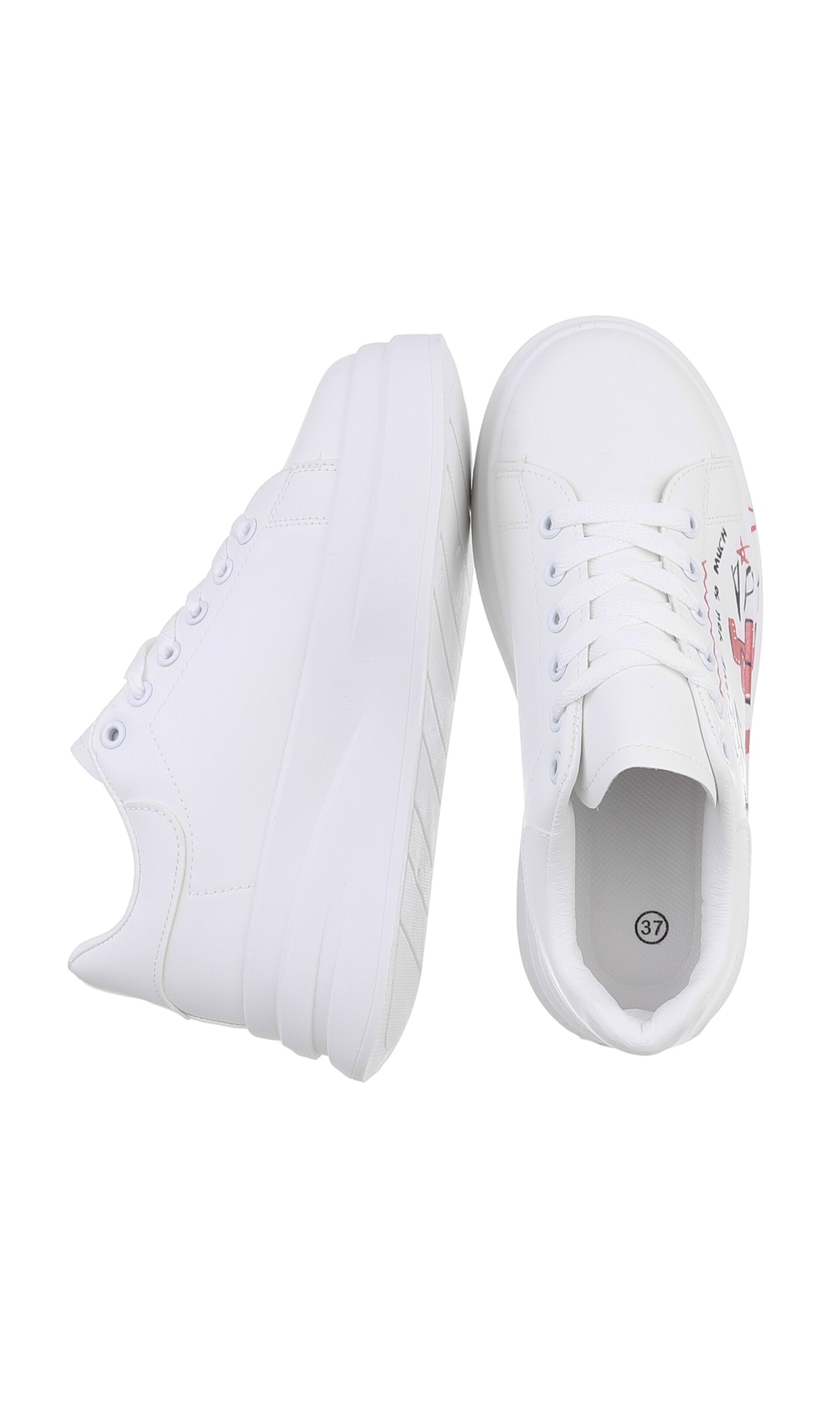 Ital-Design Sneaker in Weiß