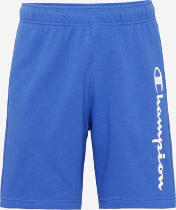 Champion Authentic Athletic Apparel Regular Shorts in Blau: predná strana