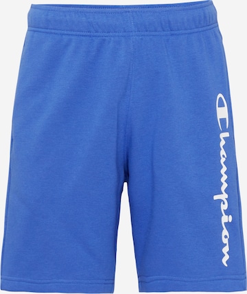 Pantalon Champion Authentic Athletic Apparel en bleu : devant