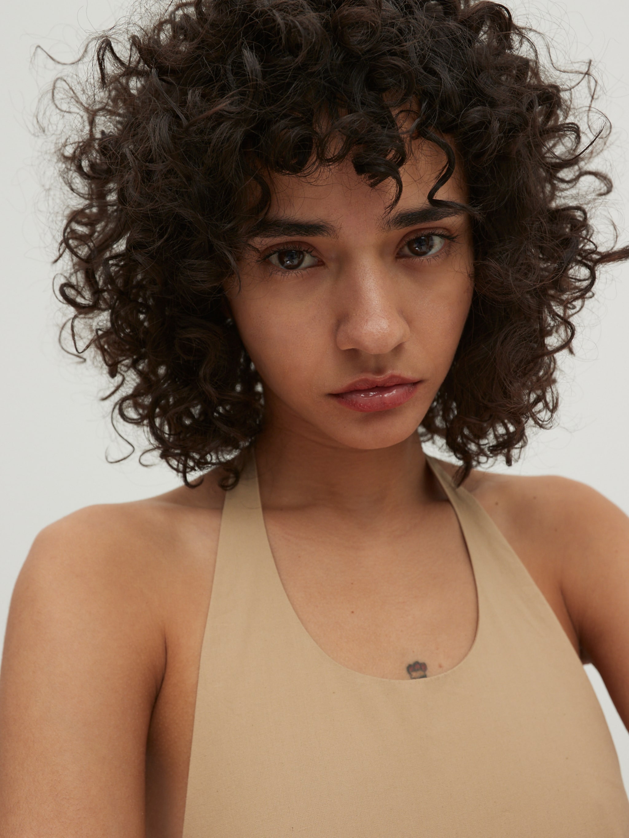 EDITED Producten Jurk 'Leyla' Beige