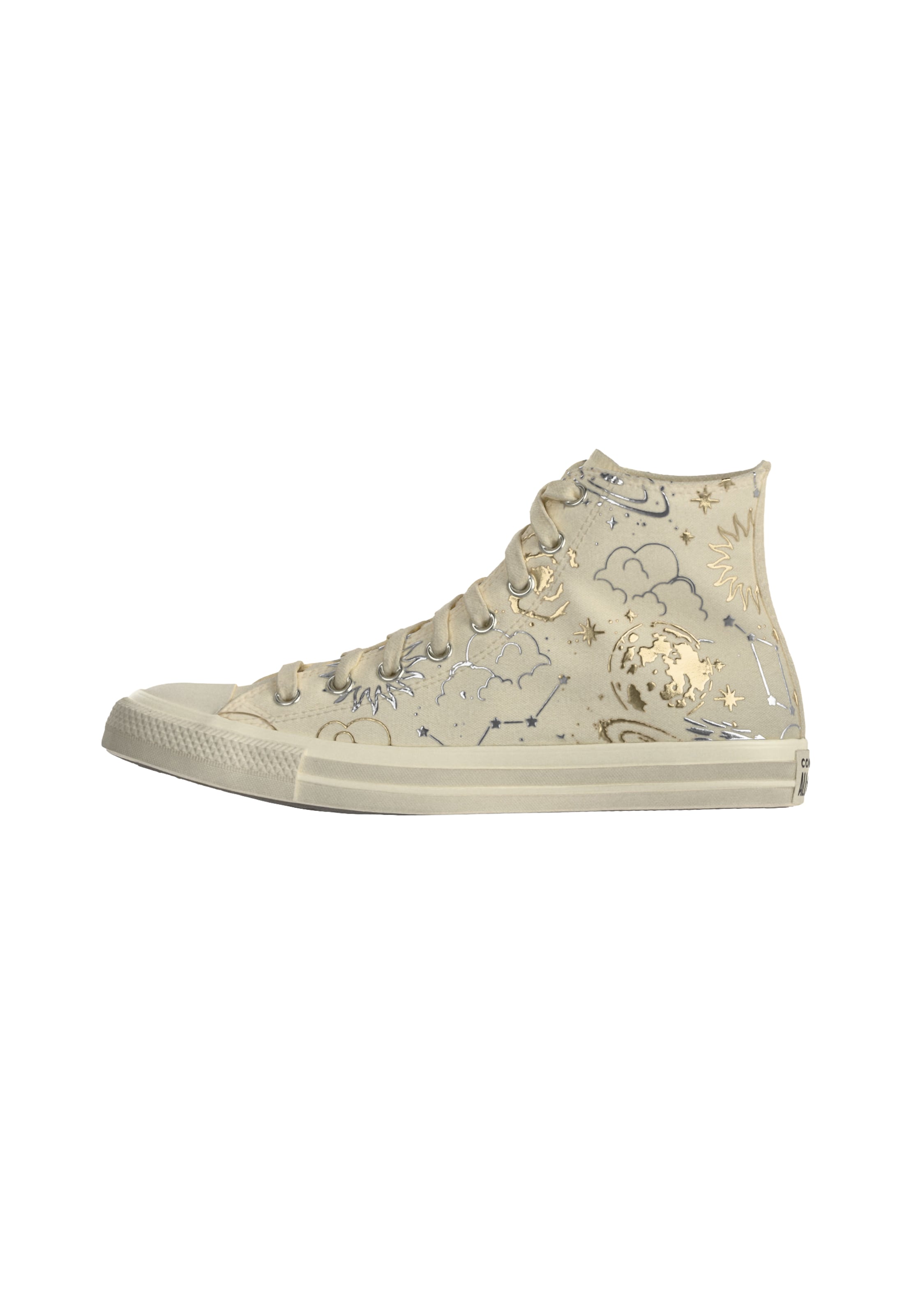 CONVERSE Sneaker high 'CTAS' i beige: forside