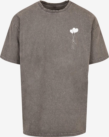 T-Shirt 'Love In The Air' Merchcode en gris : devant