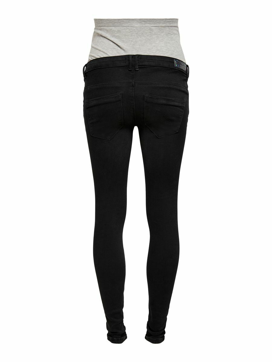 Only Maternity Jeans Paola in Schwarz 