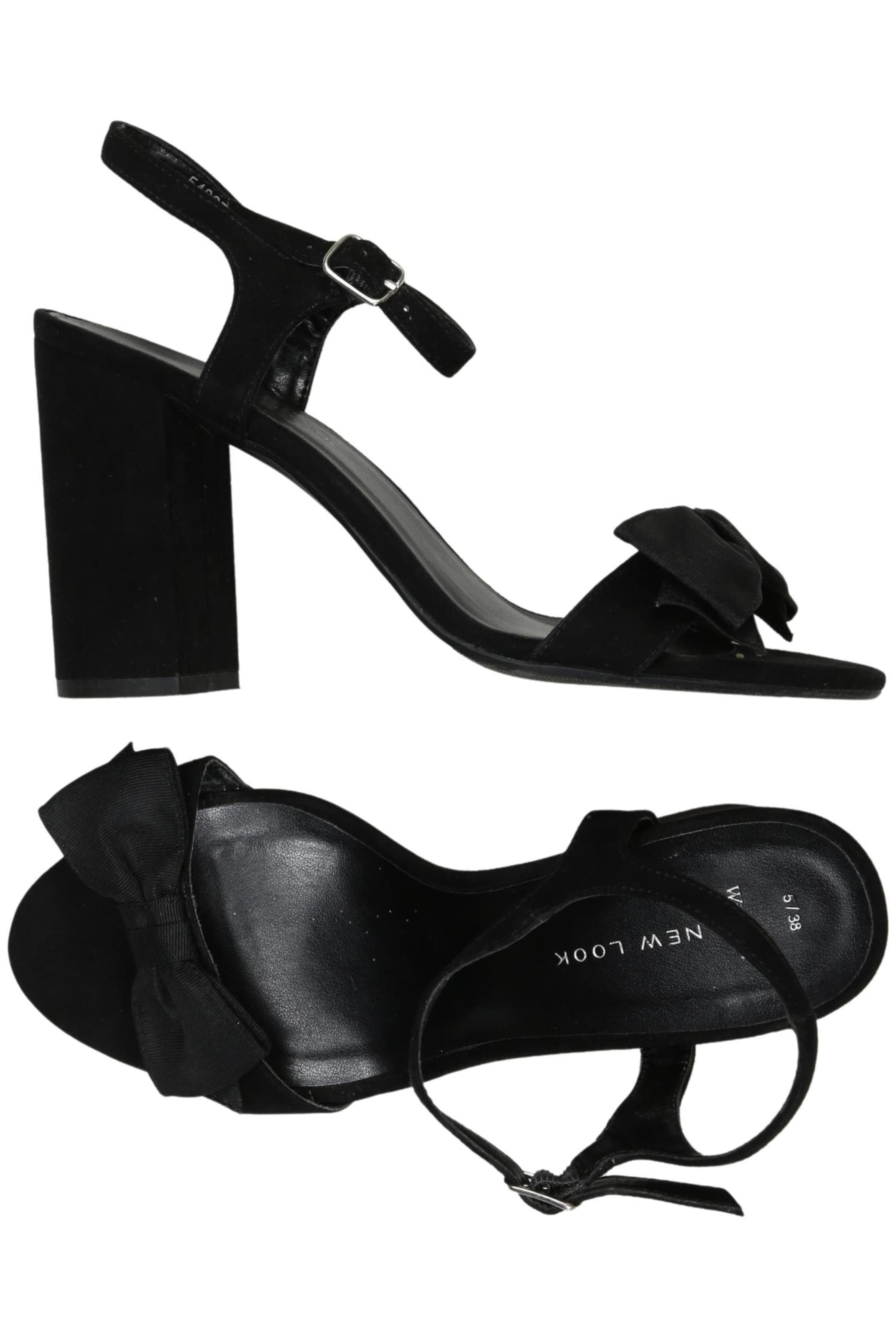 NEW LOOK Sandals & High-Heeled Sandals in 38 in Black: front