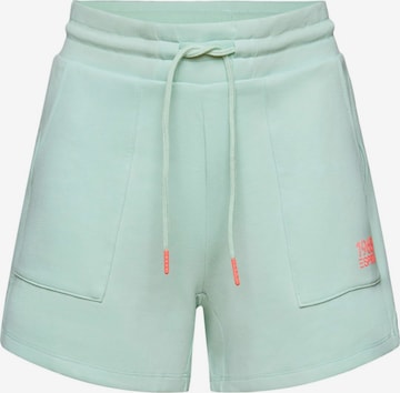 ESPRIT Regular Workout Pants in Green: front