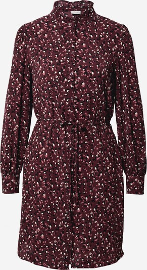 JACQUELINE de YONG Vestido camisero 'MILO' en rojo oscuro / negro / blanco, Vista del producto