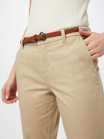 Coupe slim Pantalon chino 'BIANA' ONLY en beige