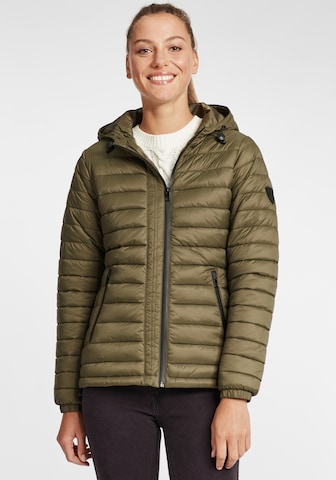 Oxmo Between-Season Jacket 'Nella' in Green: front