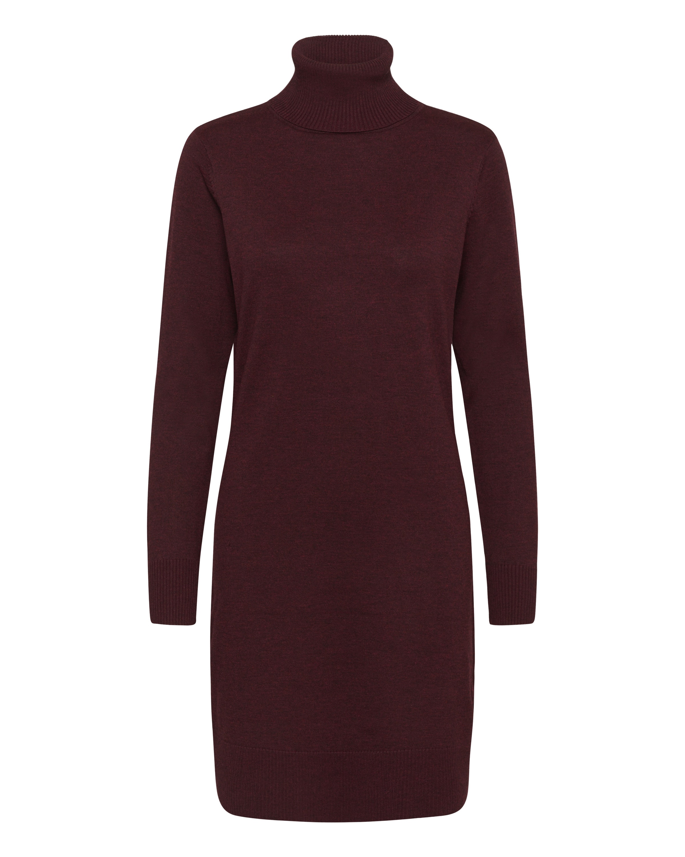 SAINT TROPEZ Strikkjole 'SZMila' i rødmeleret, Produktvisning