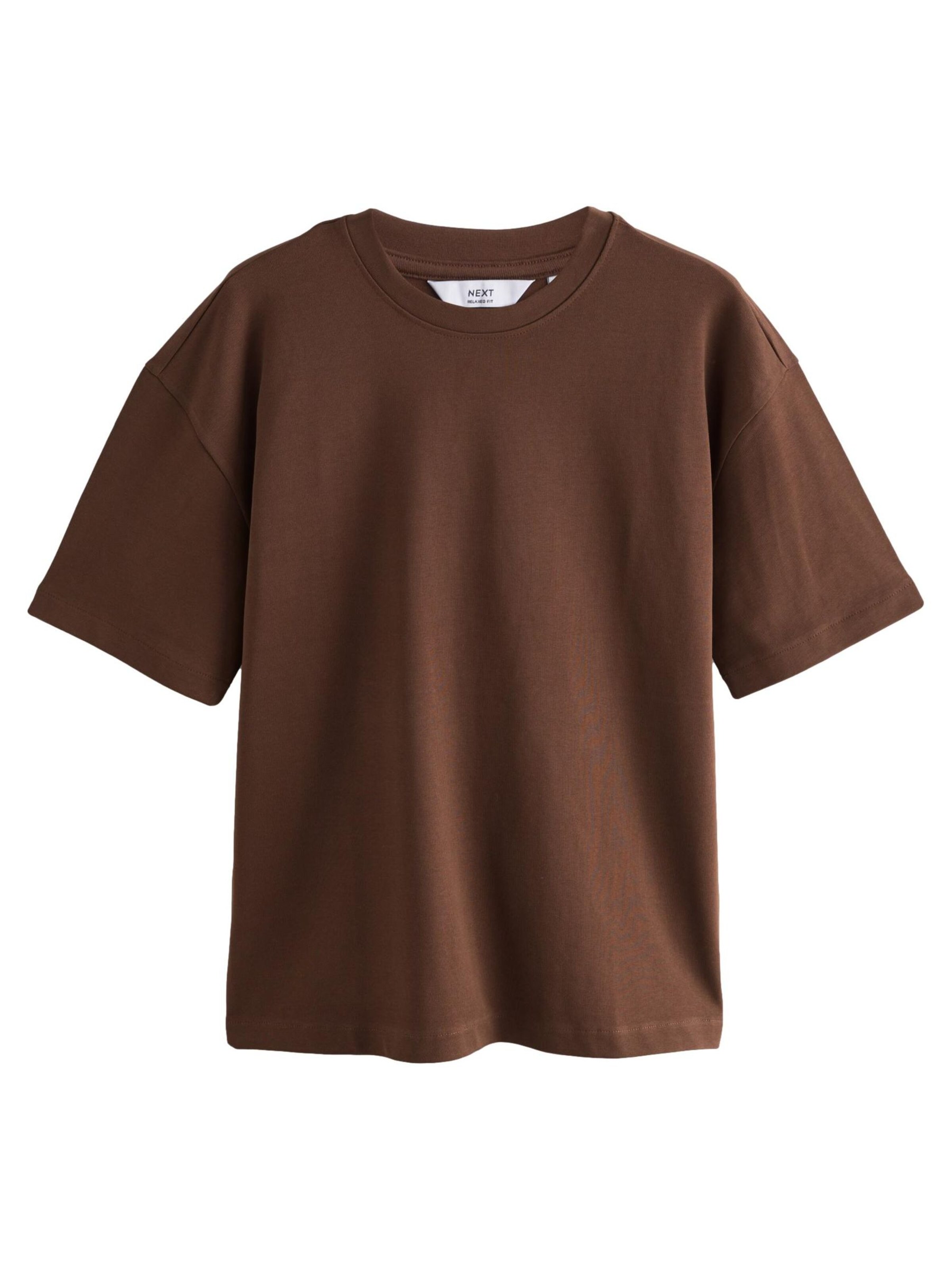 Next Majica | rjava barva: sprednja stran