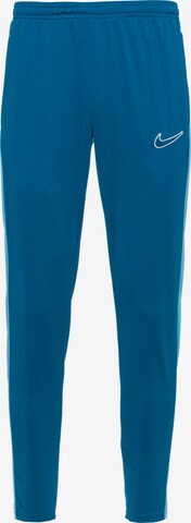NIKE Slim fit Workout Pants 'Academy23' in Blue: front