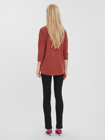 T-shirt 'Filli' VERO MODA en marron