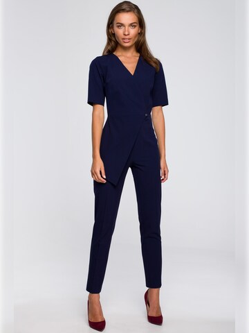 Stylove - Jumpsuit en azul: frente
