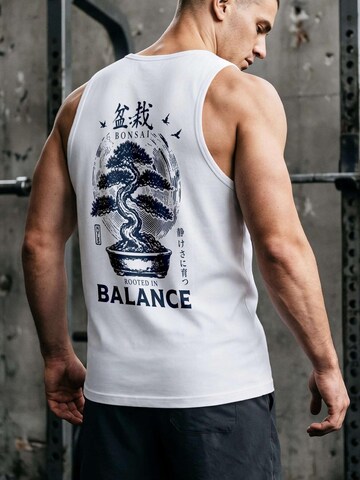 Neverless Shirt 'Bonsai'‌ in Weiß