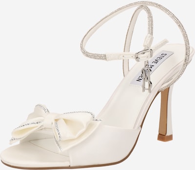 STEVE MADDEN Sandálias com tiras 'EVER AFTER' em transparente / branco lã, Vista do produto