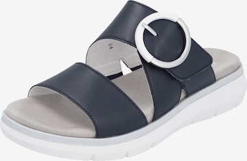 REMONTE Mules in Blue: front