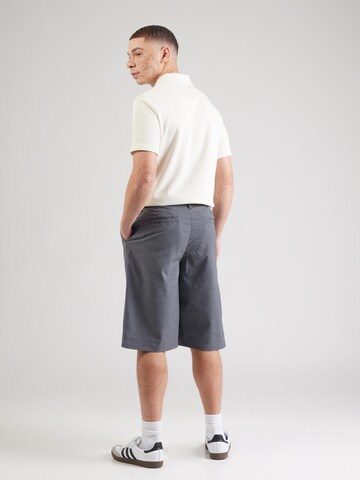 JACK & JONES Wide leg Bandplooibroek 'JPSTBILL' in Grijs