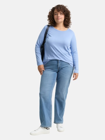 T-shirt Tom Tailor Women + en bleu