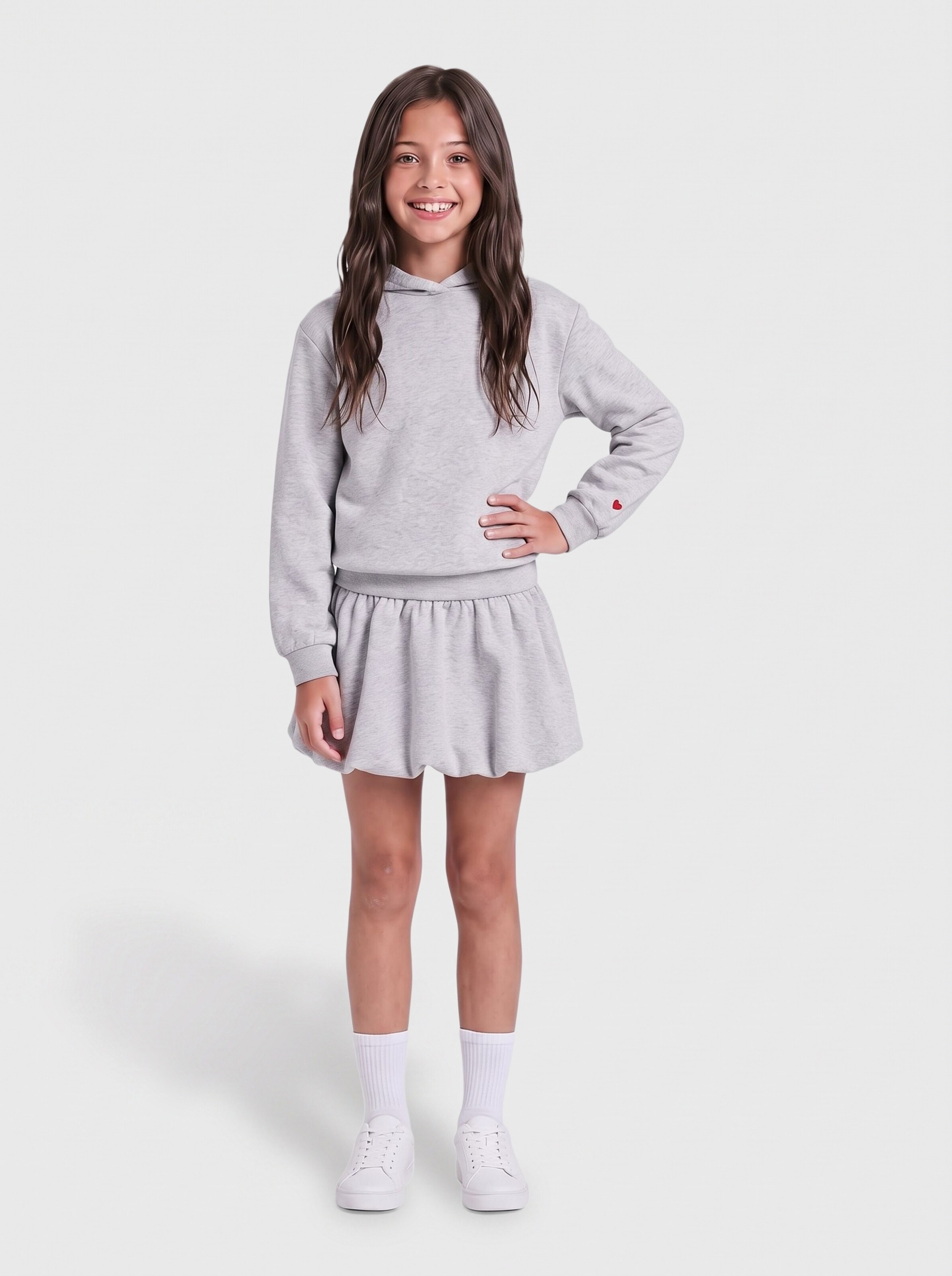 ONLY GIRLS Dress 'KOGEVISA' in Grey