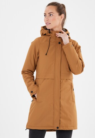 Whistler Outdoor Jacket in Brown: front