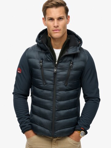 Veste mi-saison Superdry & Co en bleu : devant