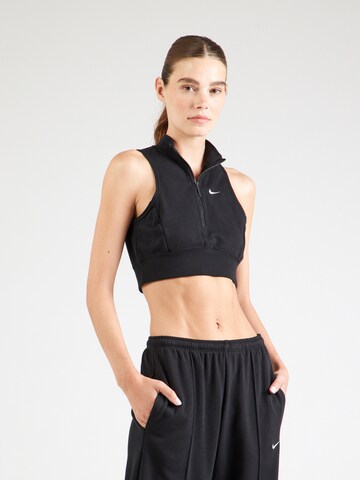 Haut Nike Sportswear en noir : devant