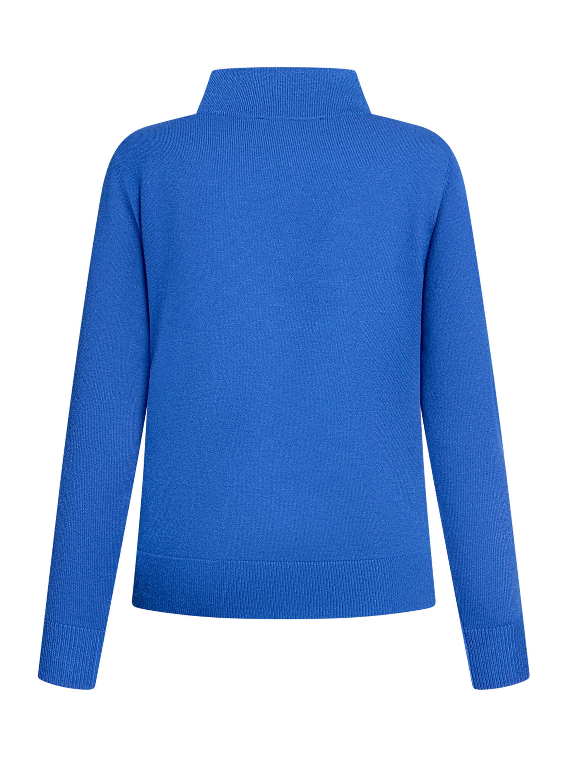 Betty Barclay Basic-Strickpullover mit Stehkragen in Blau