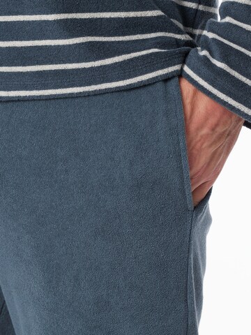 SCHIESSER Pyjama ' Casual Nightwear Frottee ' in Blau