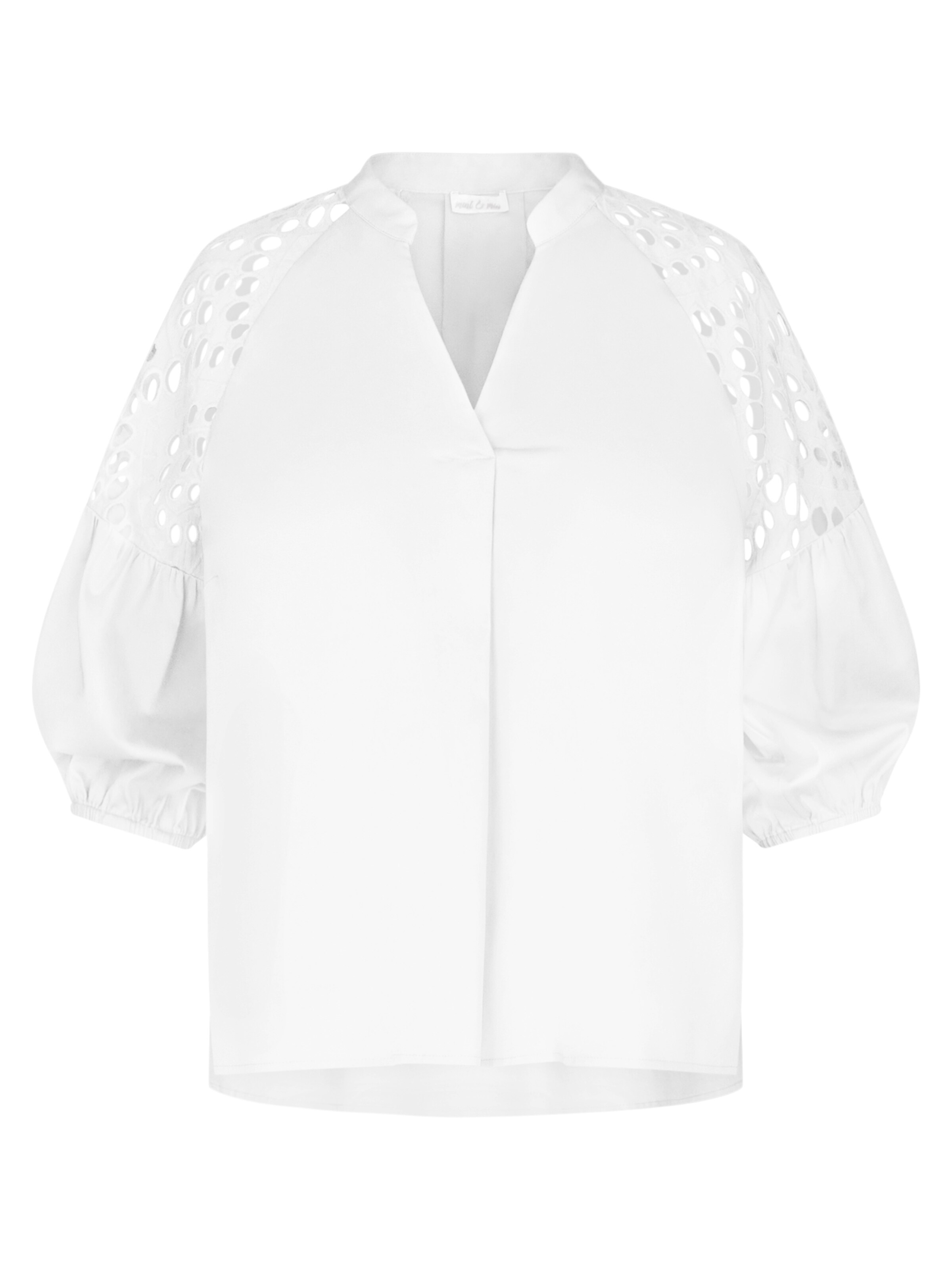 mint & mia Bluse in weiß, Produktansicht