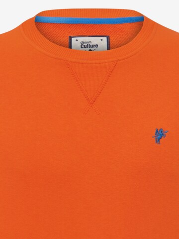 DENIM CULTURE Sweatshirt 'Nicholas' in Orange