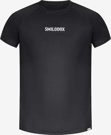 Smilodox Performance Shirt 'Maison' in Black: front