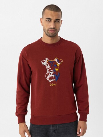 Williot - Sudadera 'HUGO' en rojo