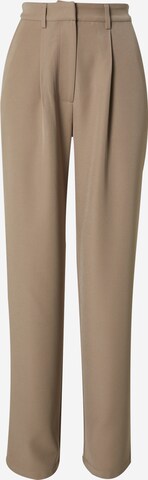LeGer by Lena Gercke Loose fit Pleat-Front Pants 'Inge Tall' in Brown: front