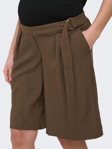 Regular Pantalon à pince 'OLMVictoria' Only Maternity en marron