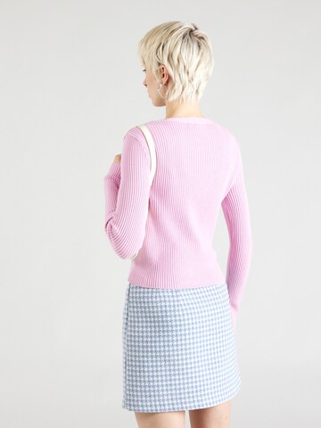 VERO MODA Cardigan 'HOLLY KARISPUFF' i pink