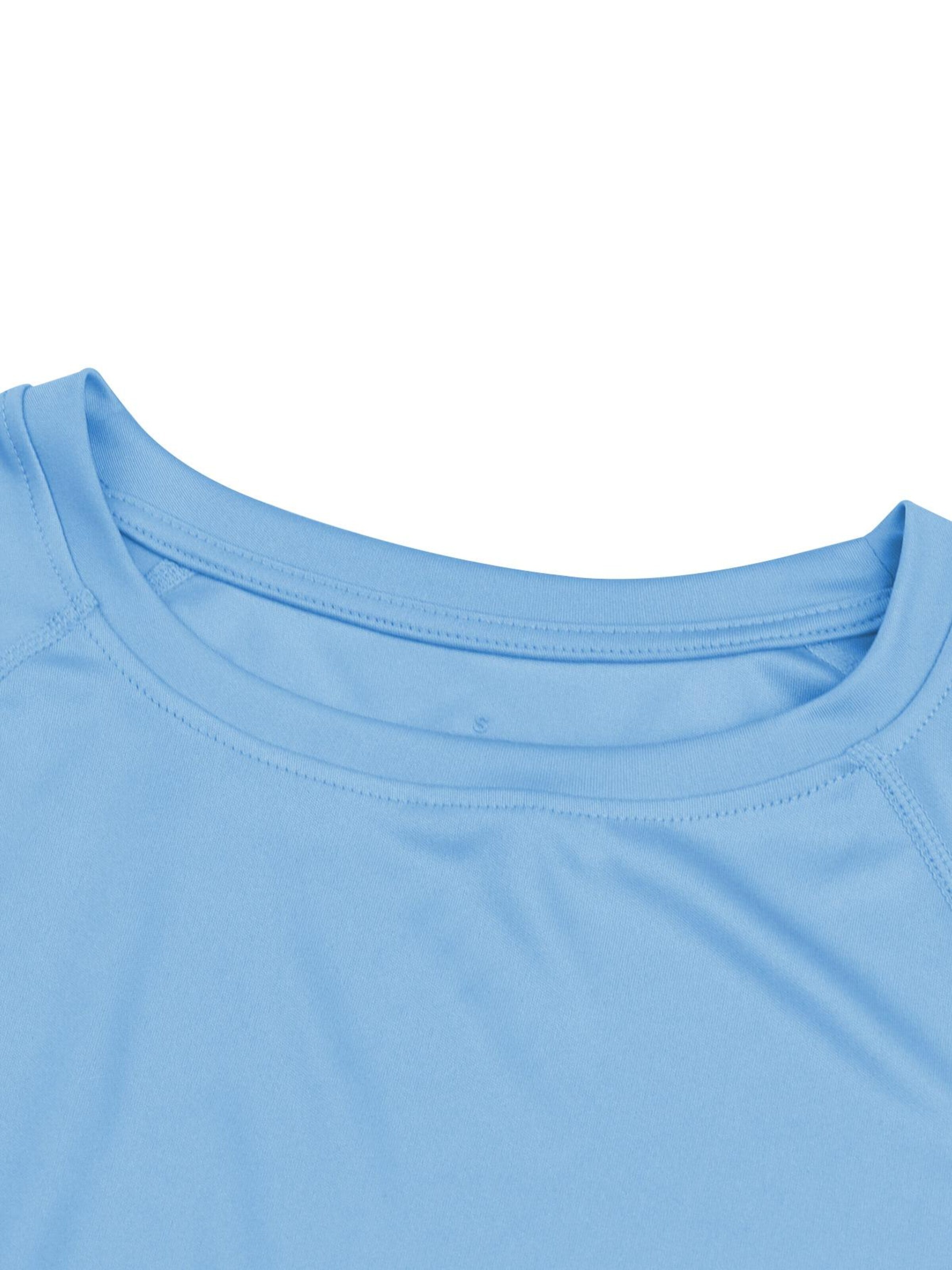 MEETWEE Sporttop 'UV Protection Shirt' in Blauw