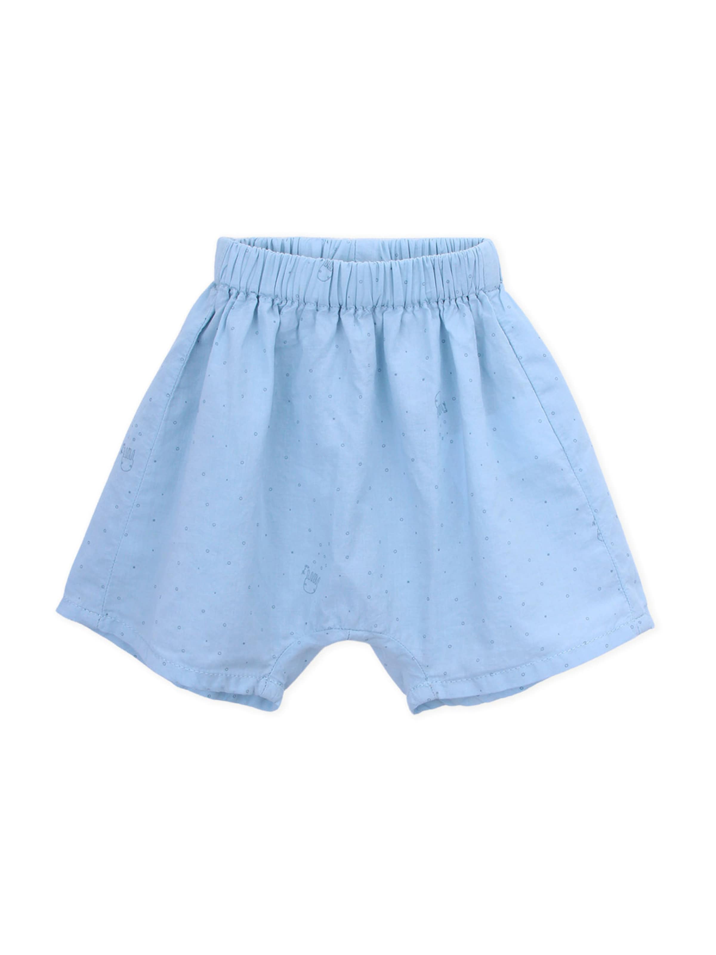 KNOT Regular Broek in Blauw: voorkant