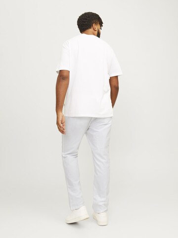 Jack & Jones Plus Regular Hose in Weiß