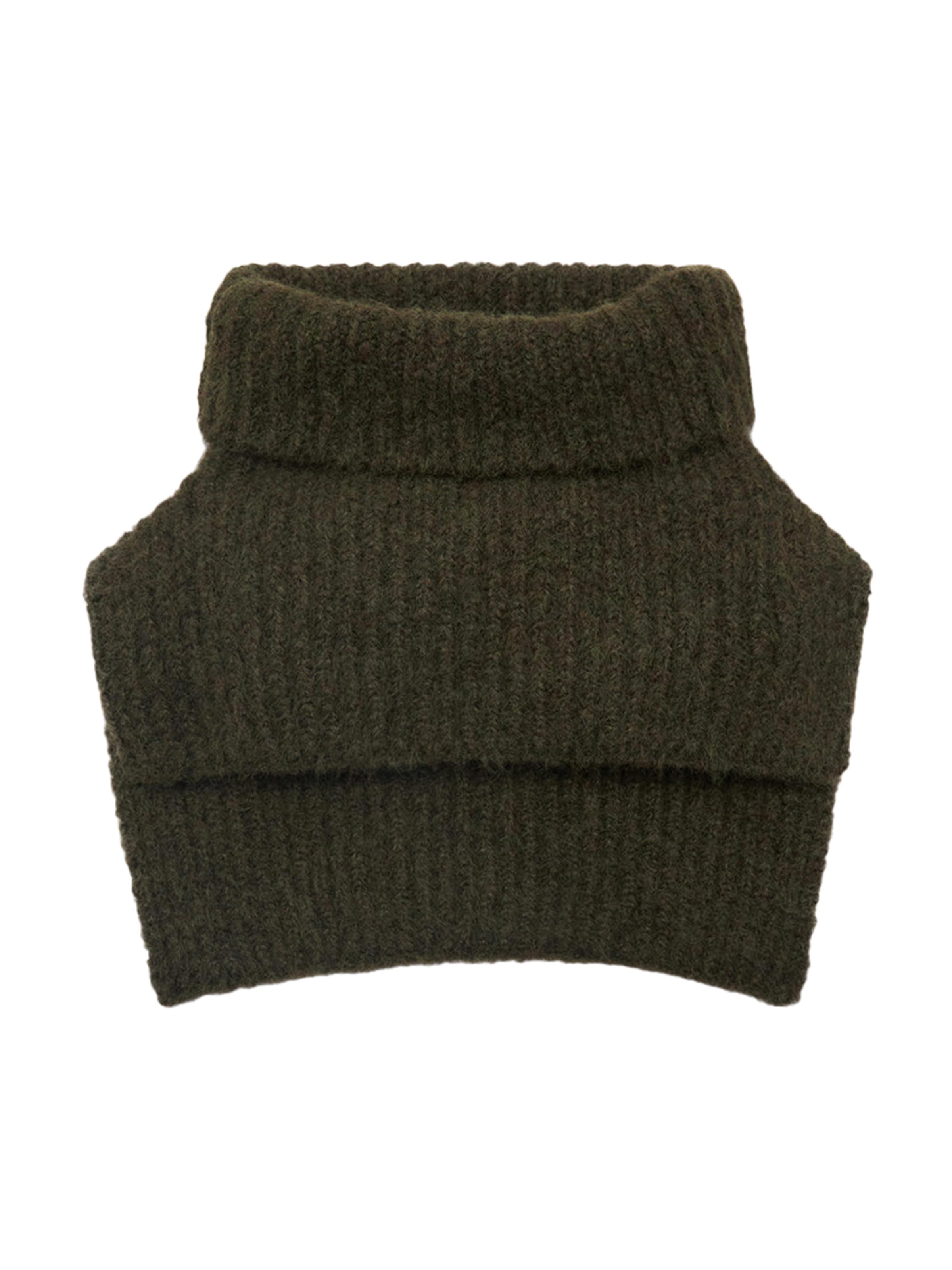 MANGO Kaulus 'FORT' värissä vihreä: etupuoli