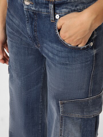 Cambio Loose fit Cargo Jeans 'Aimee' in Blue